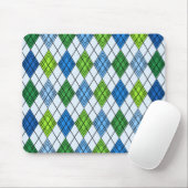 Art Deco Rain Raute Mousepad (Mit Mouse)