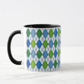 Art Deco Rain Raute Tasse (Links)