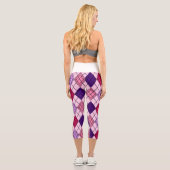 Art-Deco-Raute Capri Leggings (Rückseite)