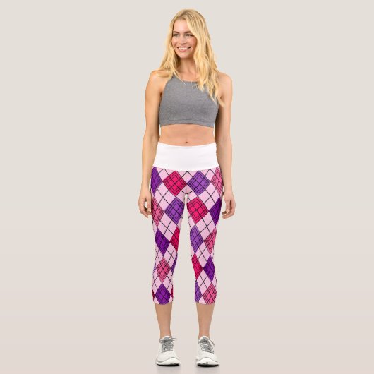 Art-Deco-Raute Capri Leggings (Vorderseite)