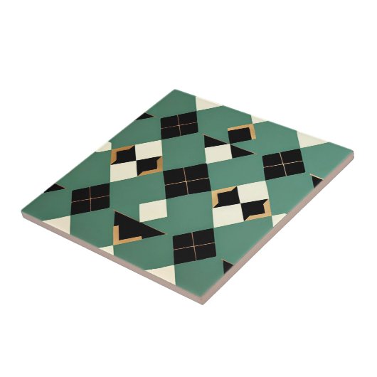 Art-Deco-Raute Fliese (Seite)