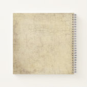 Art Deco Reclining Woman Artwork Notizblock (Rückseite)