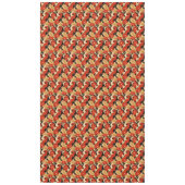 Art Deco Red Poppies Tischdecke (Vorderseite)
