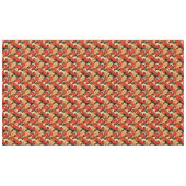 Art Deco Red Poppies Tischdecke (Vorderseite (Horizontal))