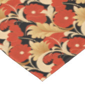 Art Deco Red Poppies Tischdecke (Schrägansicht)