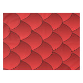 Art Deco Red Scales Design Tableclout Tischdecke (Vorderseite (Horizontal))