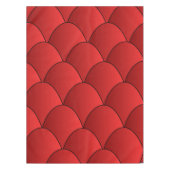 Art Deco Red Scales Design Tableclout Tischdecke (Vorderseite)