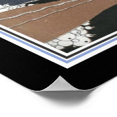 Art Deco "Reflection" ca. 1920 Poster (Ecke)