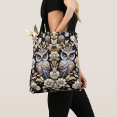 Art Deco Regenbogen-Eulen-Tasche Tasche (Von Nahem)