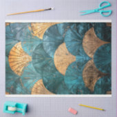 Art Deco, Repetiermuster, Texturierte Fliesenkunst Seidenpapier (Basteln)