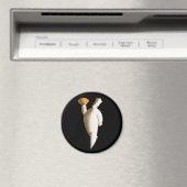 Art Deco Restaurant Koch, Vintages Business Magnet (In Situ (Geschirrspüler))