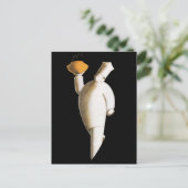 Art Deco Restaurant Koch, Vintages Business Postkarte (Stehend Vorderseite)