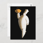 Art Deco Restaurant Koch, Vintages Business Postkarte (Vorne/Hinten)