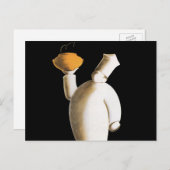 Art Deco Restaurant Koch, Vintages Business Postkarte (Vorne/Hinten)