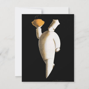Art Deco Restaurantkoch, Vintage-Unternehmen