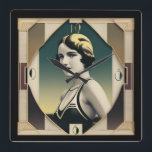 Art Deco Retro Giro Quadratische Wanduhr<br><div class="desc">Großartiges Uhrendesign. Du wirst es wie andere Liebe bekommen. Sie können dieses Design auch für andere Produkte verwenden,  die Sie mögen,  oder Ihren Text anpassen und hinzufügen. Folgen Sie mir für mehr. Vielen Dank. Ich wünsche Ihnen einen schönen Tag.</div>