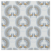 Art Deco Retro Peacock Stoff (Muster)