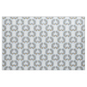 Art Deco Retro Pfau Stoff (Fat Quarter (45,7 x 55,9 cm))