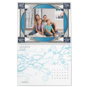 Art Deco Retro Rahmen Fotos Familie Elegante Mauer Kalender (Jan 2026)