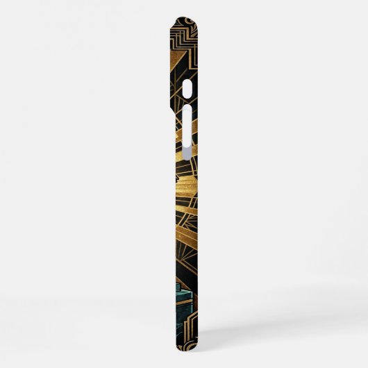 Art Deco Retro Sci-Fi iPhone 16 Pro Max Case Hülle (Linke Seite)