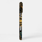 Art Deco Retro Sci-Fi iPhone 16 Pro Max Case  Hülle (Rechte Seite)