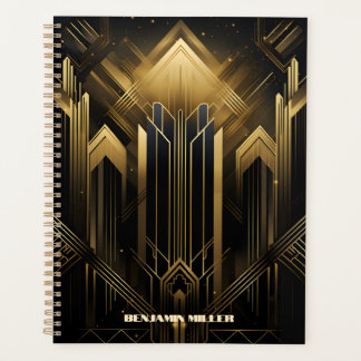 Art Deco Retro Vintage Klassiker 1920er Schwarz & Planer