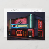 Art Deco Rio Theater, Overland Park, Kansas Postkarte (Vorne/Hinten)