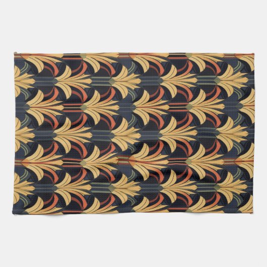 Art Deco Ristorante La Lanchetta Geschirrtuch (Horizontal)