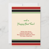 Art Deco Roaring 200 Open House Urlaub Einladung (Rückseite)