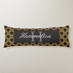Art Deco Roaring 20 Fans Personalisiert Seitenschläferkissen