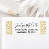 Art Deco Roaring 20er Jahre Einladung Rücksendeadr (Insitu)