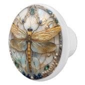 Art Deco Rodelbahn mit Aussicht Keramikknauf (Rechts)