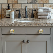 Art Deco Rodelbahn mit Aussicht Keramikknauf