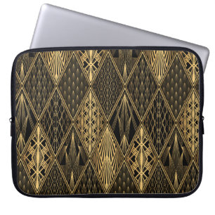 Art Deco Rodelbahn mit Aussicht Laptopschutzhülle