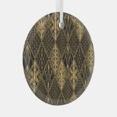 Art Deco Rodelbahn mit Aussicht Ornament Aus Glas (Vorderseite Rechts)