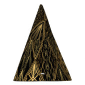 Art Deco Rodelbahn mit Aussicht Partyhütchen (Rechts)