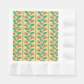 Art Deco Rodelbahn mit Aussicht Serviette (Vorderseite)