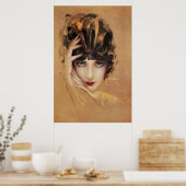 Art Deco - Rolf Armstrong - Glamour Girl Poster (Küche)