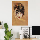 Art Deco - Rolf Armstrong - Glamour Girl Poster (Heimbüro)