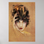 Art Deco - Rolf Armstrong - Glamour Girl Poster<br><div class="desc">Datum: 1930. Glamour Girl von Rolf Armstrong. Stil: Art Deco.</div>