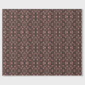 Art Deco Romance Valentinstag Wrapping Paper Geschenkpapier (Flach)