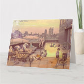 Art Déco Rooftop Chillout Karte (Vorderseite)