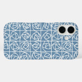 Art Deco Rose Square Stilvoll blass Case-Mate iPhone Hülle (Rückseite (Horizontal))