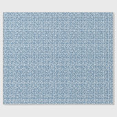 Art Deco Rose Square Stilvoll blass Geschenkpapier (Flach)