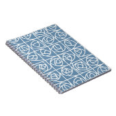 Art Deco Rose Square Stilvoll blass Notizblock (Rechte Seite)
