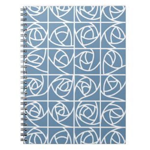 Art Deco Rose Square Stilvoll blass Notizblock