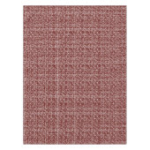 Art Deco Rose Square Stilvoll Rot Tischdecke (Vorderseite)