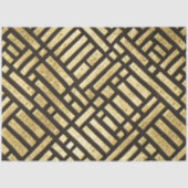 Art Deco Royal Gold Bars Seidenpapier (Vorderseite)