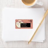 Art Deco Rücksendeadressen-Aufkleber Adressaufkleber (Insitu)