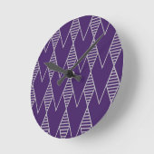 Art Deco Runde Wanduhr (Winkel)